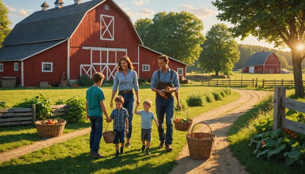 5 bonnes raisons de passer un weekend à la ferme en famille