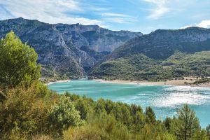 vue de loin Verdon France